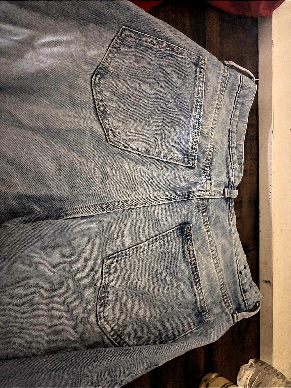Gap Women's Straight Leg Jeans in Blue - Picture 3 of 3